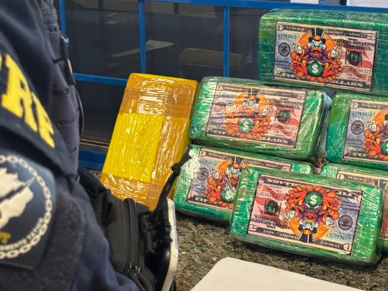 Após perseguição, PRF apreende pasta base e cocaína na BR-272 em Francisco Alves