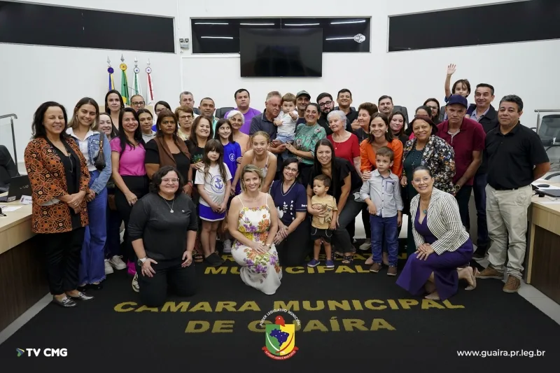 Sessão da Câmara de Guaíra é marcada por homenagem à memória de Amanda Gazola