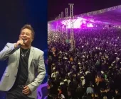 Multidão lota Festa das Nações de Guaíra em show de Leonardo