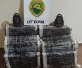Em duas ações, PM de Guaíra apreende 340 kg de maconha