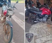 Guarda Municipal apreende duas motos paraguaias em Guaíra e mulher é presa