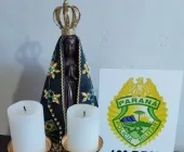 Homem é preso após furtar imagem de santa de Capela em Toledo