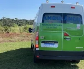 Rapaz fica ferido em acidente em estrada rural de Mercedes