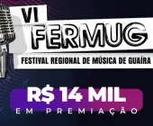 Guaíra abre inscrições para o VI FERMUG - Festival Regional de Música