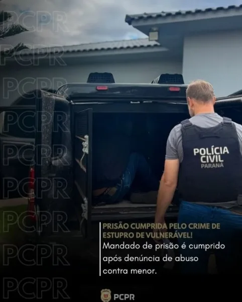 Homem é preso por abuso sexual contra sobrinha de 13 anos em Marechal Rondon