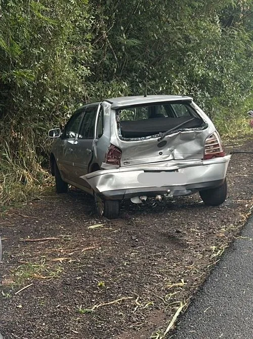 Carros se envolvem em acidente na PRc-467 entre Marechal Rondon e Porto Mendes