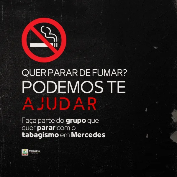 Quer parar de fumar? Saúde de Mercedes oferece grupo gratuito de combate ao tabagismo