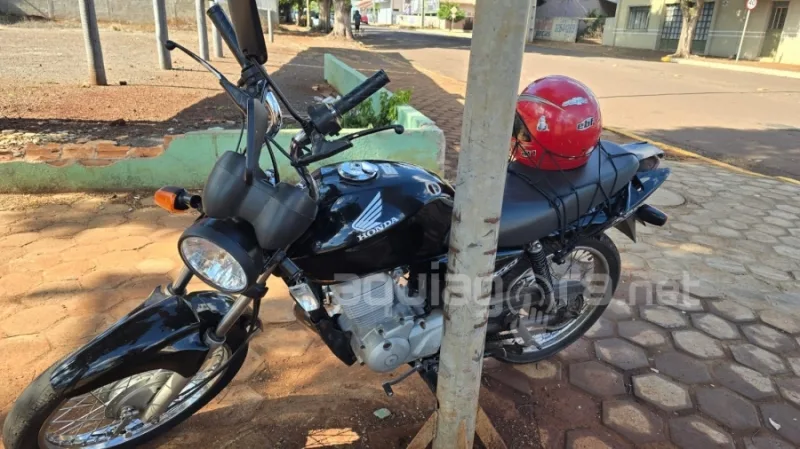 Acidente no centro de Marechal Rondon deixa motociclista ferido
