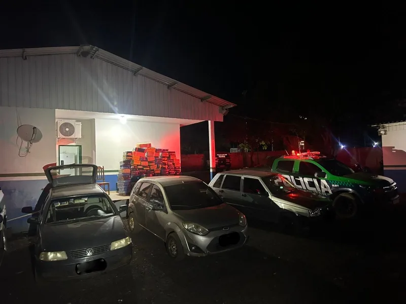 Polícia Ambiental apreende veículos e 1,6 tonelada de drogas em Mundo Novo