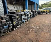 PRF apreende quase 7,5 tonelada de maconha na BR-163 em Guaíra
