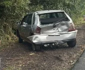 Carros se envolvem em acidente na PRc-467 entre Marechal Rondon e Porto Mendes