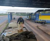 Motorista é preso com carreta bitrem carregada de cigarros em Guaíra