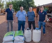 Município de Guaíra repassa sementes de aveia e insumos para produtores de leite