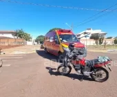 Homem foge após acidente entre duas motocicletas em Marechal Rondon