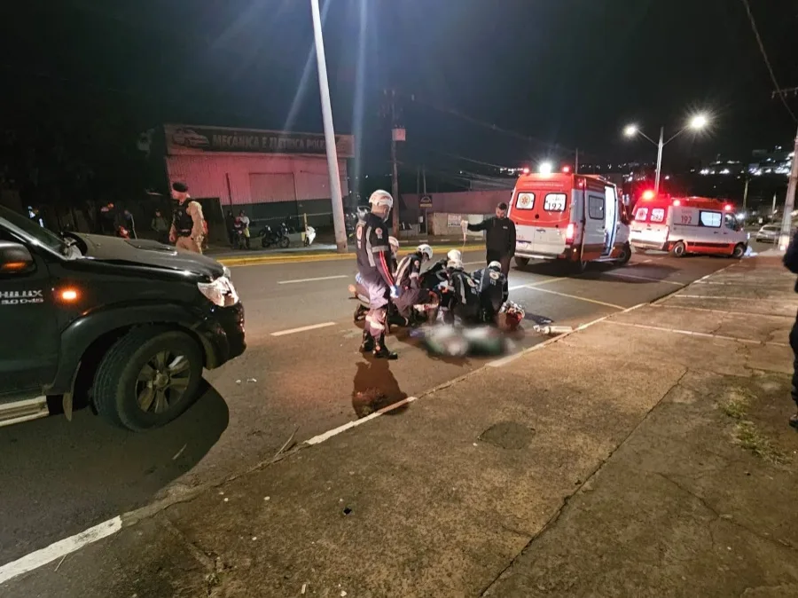 Homem morre atropelado por caminhonete em avenida de Toledo