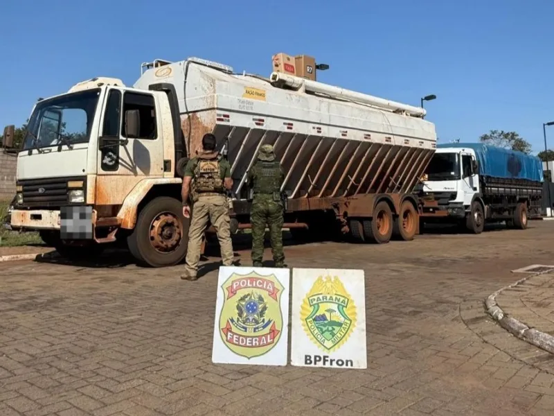 Polícia apreende caminhão e localiza depósito de cigarros em Mercedes