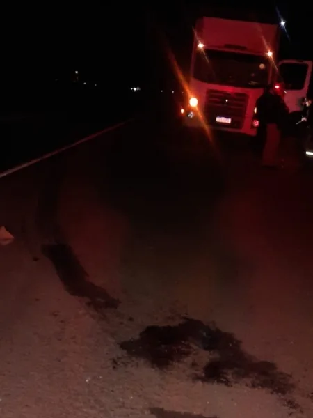 Casal é atropelado por caminhão em Toledo; homem fica gravemente ferido