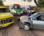 Grave acidente na divisa de Mercedes e Marechal mobiliza três ambulâncias