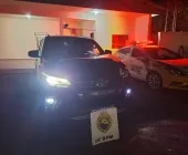 Após perseguição, PM de Guaíra recupera Hilux SW4 roubada
