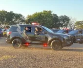 Várias viaturas e helicópteros: Operação Sinergia II mobiliza policiais em Guaíra