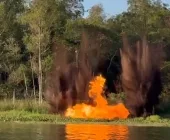 Forças policiais explodem porto clandestino em Guaíra
