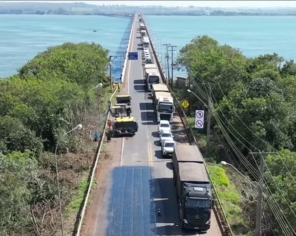 Obras na Ponte Ayrton Senna serão retomadas nesta quarta-feira, em Guaíra