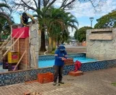 Iniciada revitalização da Praça Castelo Branco, em Guaíra