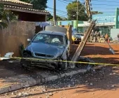 Mulher morre em violento acidente em Guaíra