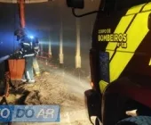 Aviário pega fogo no interior de Maripá e mobiliza Corpo de Bombeiros