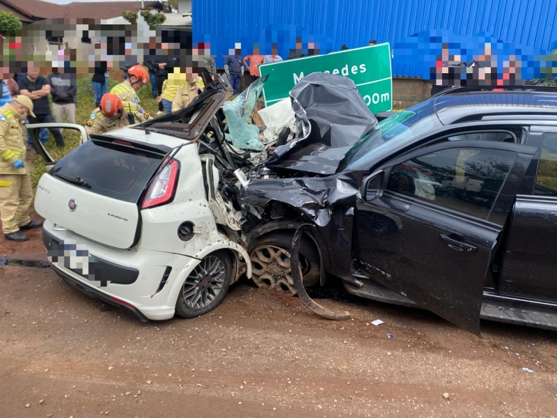 Homem morre em gravíssimo acidente na BR-163 em Mercedes