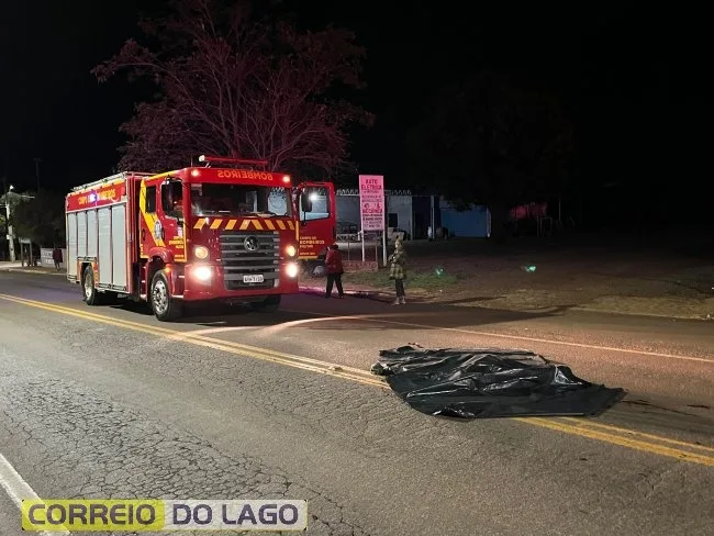 Policial aposentado é morto a tiros em Santa Helena e caminhão atropela corpo