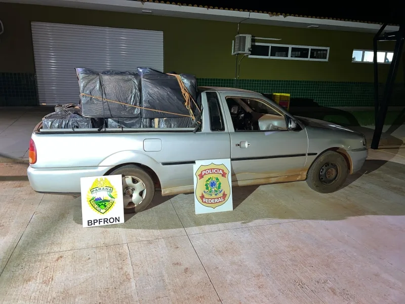 Saveiro com carga de cigarros é apreeendida em Guaíra