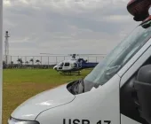 Criança é trasnferida de helicóptero após sofrer queimaduras graves em Marechal Rondon