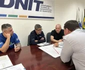 Prefeito de Mercedes busca soluções para o acesso da Colina em reunião no DNIT em Curitiba