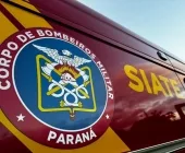 Em dez minutos, bombeiros atendem dois acidentes em Marechal com duas pessoas feridas