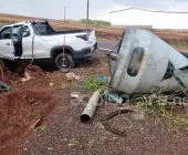 Animal na pista causa acidente entre Marechal Rondon e Iguiporã