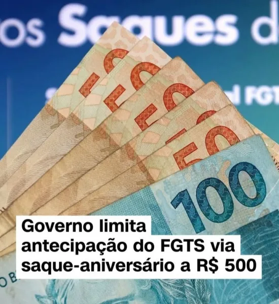 Antecipação do FGTS terá mudanças e limites! Aproveite para antecipar valores antes das novas regras