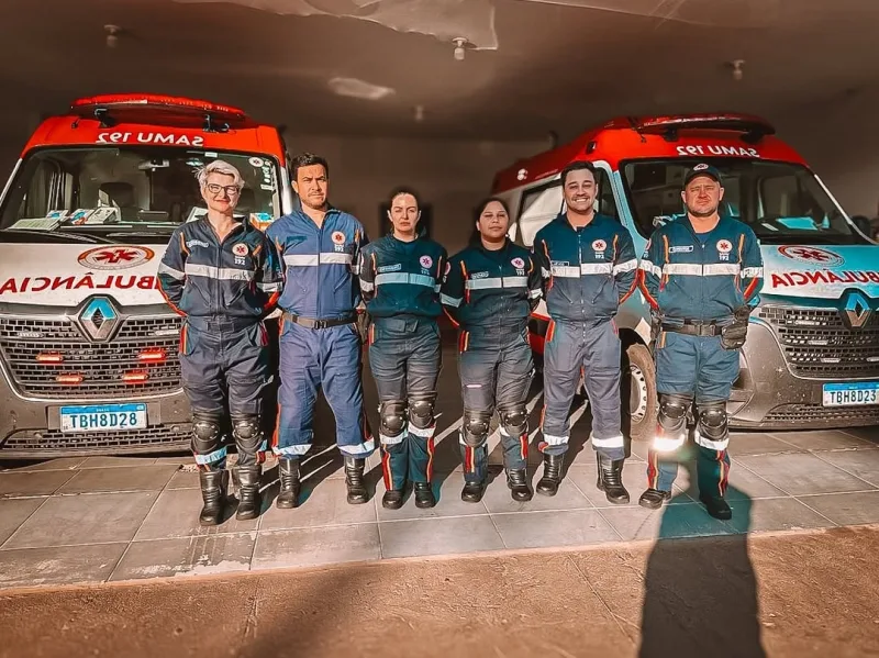 Socorristas do SAMU revertem parada cardiorrespiratória e salvam paciente em Guaíra