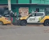 Homem é detido em Marechal Rondon após atirar tijolos contra carros e pedestres