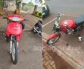 Jovens motociclistas ficam feridos em colisão em Marechal Rondon