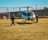 Vítima de infarto, mulher é transferida de helicóptero de Marechal para Cascavel