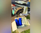 Homem é preso com 30 quilos de maconha em motocicleta, em Terra Roxa
