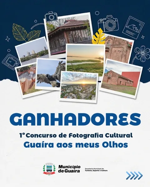 Guaíra divulga vencedores do concurso de fotografia 'Guaíra aos Meus Olhos'