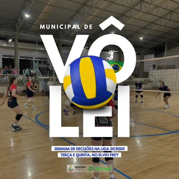 Semana decisiva no Municipal de Vôlei de Mercedes
