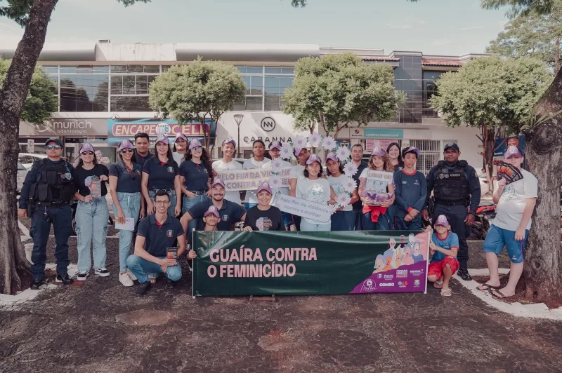 Município de Guaíra realiza Blitz Educativa pelo fim da violência contra a mulher