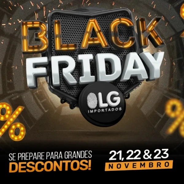 LG Importados anuncia a Maior Promoção do Ano: a Black Friday com descontos de até 70%