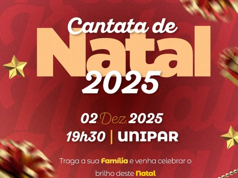 Cantata de Natal do CMAEE abre oficialmente o mês mais mágico do ano em Guaíra