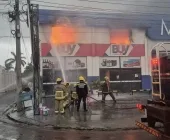 Bombeiros agradecem apoio de cidades vizinhas após incêndio em Salto del Guairá - Paraguai