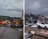 'Cenário de Guerra': Tornado destrói cidade no PR e deixa mortos e mais de 400 feridos