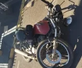 Acidente em Guaíra deixa motociclista ferido
